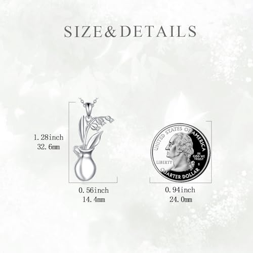 Collier fleur de naissance en argent sterling 925 VONALA - 5