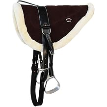 CHALLENGER Horse Saddle PAD Western Bareback Suede Leather Girth Stirrups 39157-161