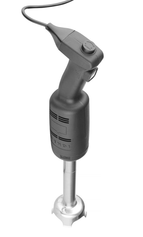 HENDI Stabmixer, Geschwindigkeit regelbar, Eis-Mischungen-Gemüsesuppen-Musen-Soßen-Füllungen sowie Mayonnaise, 230V, 220W, ø75x(H)464mm, 1,6kg, Edelstahl, Polyamide | PA und Edelstahl, Mixfuß 160 mm, 230 V/270 W, 140 x 76 x 503 mm, Gewicht 1,68 kg