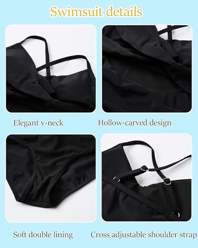 Girls Swimsuit One Piece Bathing Suit for Girl Swimsuits Kids Cut Out Ruched Girls' Swimwear Beach Sport 5-14Y 044