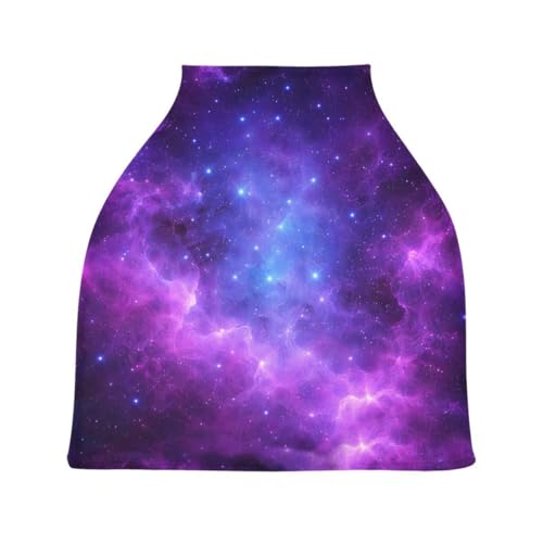 Nursing Cover Universe Galaxy Nebula Space Breastfeeding Soft Carseat Canopy Multi Use for Baby Car Seat Covers Canopy Shopping Cart Cover Scarf Light Blanket Stroller Cover