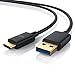 Produktbild CSL - 1m USB C zu USB 3.0 A Kabel - USB Ladekabel Datenkabel Typ C 3.1 GEN 1 - Kompatibel mit USB Typ-C Geräten wie Samsung Galaxy S8 S8 MacBook Sony XZ LG V20 G5 G6 HTC 10 Xiaomi 5 - schwarz