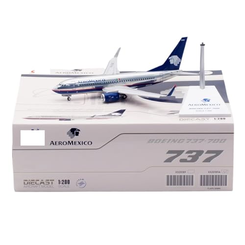 WCJXPKMC ���v���J�q��@���f�� 16CM �~�j�`���A��s�@���f�� 1:200 Aeromexico B737-700 XA-CAM �n�C�V�~�����[�V�������ԍq��@���v���J �~�j�`���A��s�@���f��