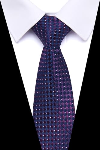 Image of Passabin Tie For Men Necktie Woven Jacquard Neck Ties Set 6 PCS