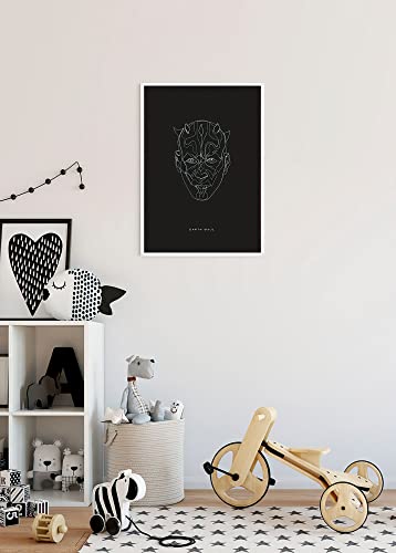 Póster de Star Wars Lines de Maul tamaño 50x70 cm para revivir el poder del Lado Oscuro 6