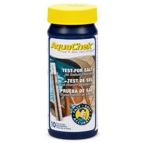 Test salinidad Piscina, Prueba de sal agua,10 lengüetas