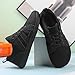 Mens Breathable Running Shoes Mesh Lightweight Wide Toe Box Walking Shoes Comfortable Sneakers Zero Drop Minimalist Trail Soft SoleLow Top Sneakers 2026 Fashion Black
