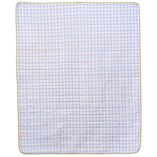 Image of ban.do Retro 50 inch x 60 inch Quilted Blanket for Couch /Bed /Picnic, Vintage Inspired Throw, Patchwork