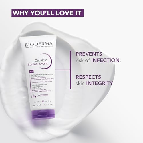 Image of Bioderma Cicabio Baume Lavant Cleansing Balm for Weakened and Irritated Skin