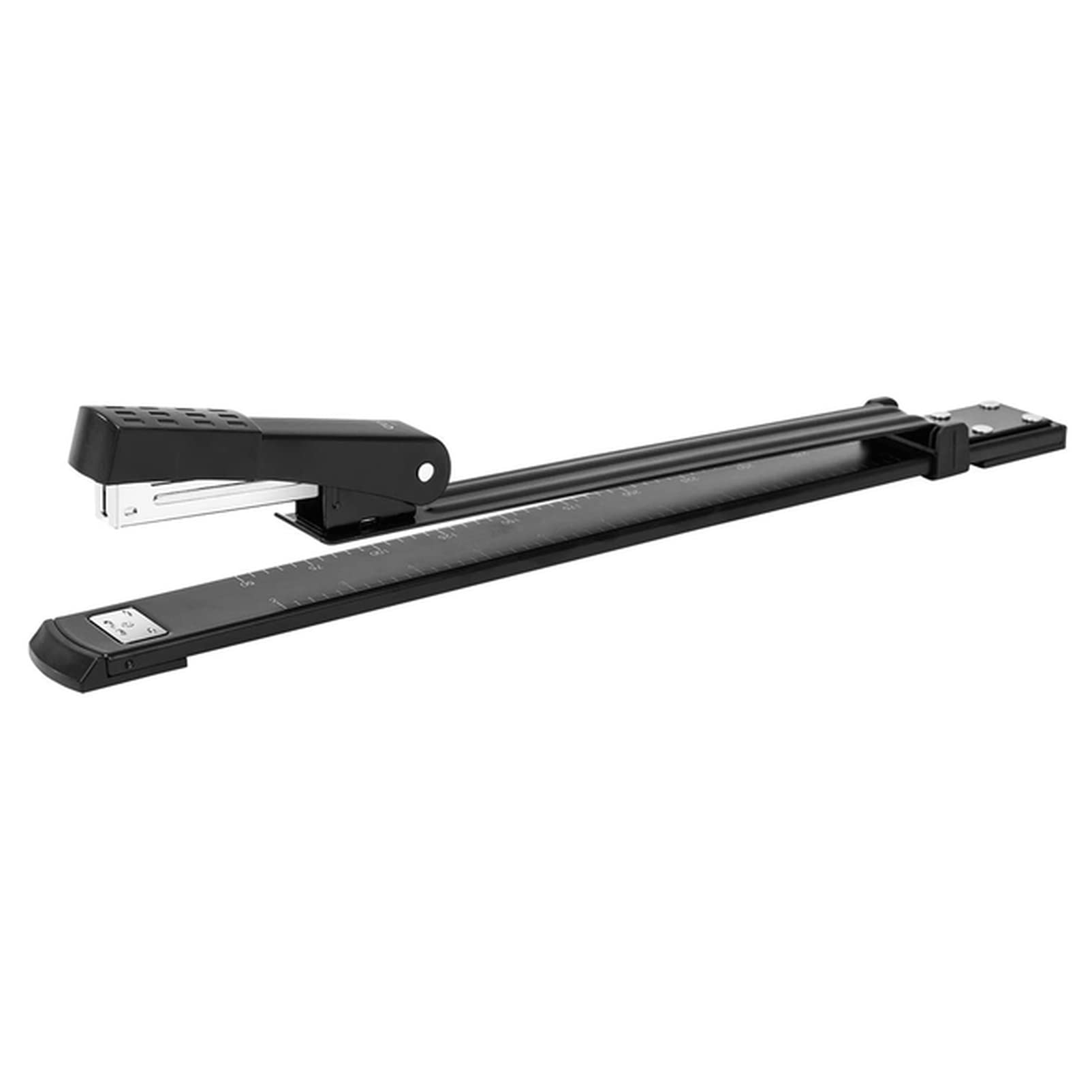 Cucitrice Portatile Plapler a Lunga Portata Lunga, 25 Fogli, pinduti Standard a Braccio Lunghi for impieghi gravosi for Libretti o Libri vincolanti, Nero Cucitrice Ufficio