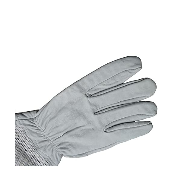 YZLP Imkerhandschuhe 2 Stück Imkerhandschuhe Imkerhandschuhe 3-lagig Mesh Belüftung Bienenhaltung Kleidung Apiculture… – Bild 7