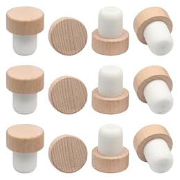 vibedor 12 Pcs Wine Bottle Corks T-shaped Stopper for Wine, Beer
