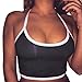 Wensltd Clearance!1 Pc Sexy Boho Tank Bustier Bra Vest Crop Top Cami (S, Black )