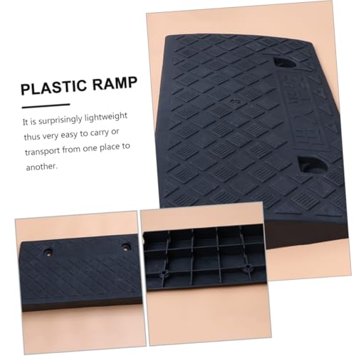 Rampa para vehículo plástico SHINEOFI 50x27x9 cm negra miniatura 7