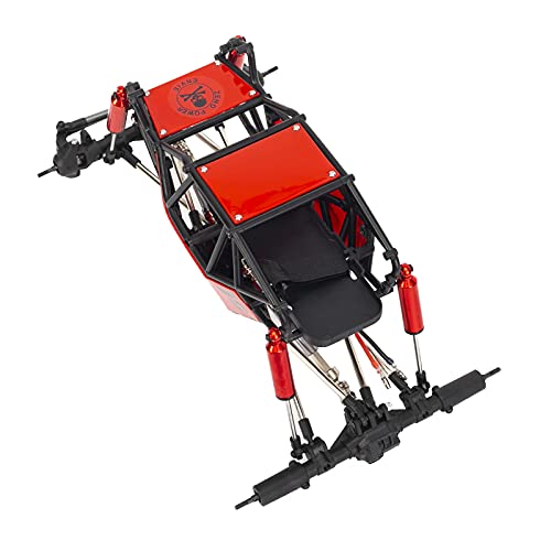 LAFEINA 1/10 RC Car 310mm Wheelbase Rock Buggy Frame Chassis with Nylon Tube Roll Cage for...
