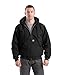 Berne Men's Original Hooded Jacket, Black, Small/Regular