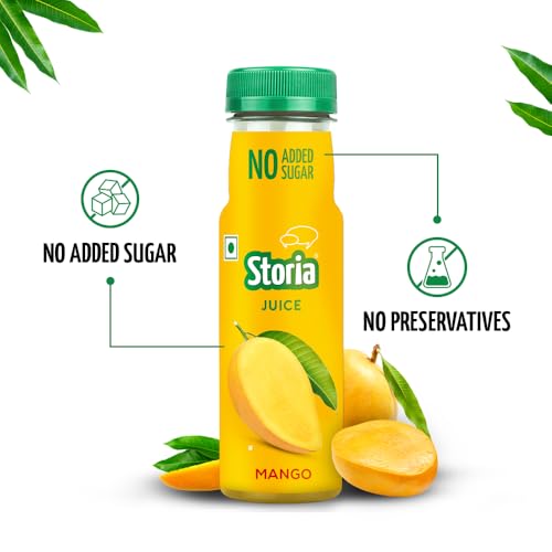 Image of Storia Fruit Juice- Mango- No Added Sugar & No Preservatives - 180 ml