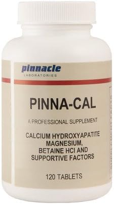 Pinna-Cal Calcium Complex with Calcium Hydroxyapatite, Magnesium, Betaine HCI (120 Tablets)