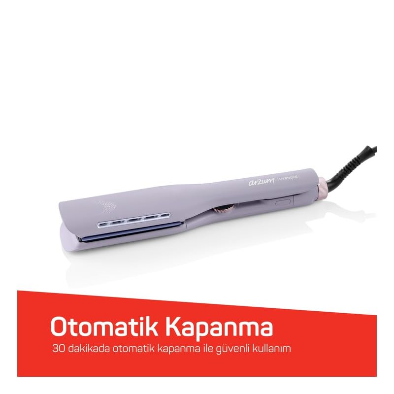 Arzum AR5111-3000 Hypnose Ionmax Lila Saç Düzleştirici