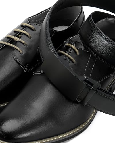 Image of CHAOREN Leather Ratchet Belt Men 2 Pack - Customizable Fit, Effortless Style (35mm)