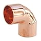 SOMATHERM FOR YOU - Winkelstück Kupfer Löten kleiner Radius 90° - doppelt weiblich - für Kupferrohr Durchmesser 16 - Beutel 2 Teile
