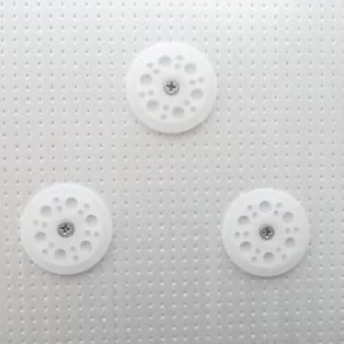 Pack of 100 Plastic Washers PP Washers Foam Panels Washers for Attaching and Supporting Foam Insulation Plates - Image 4