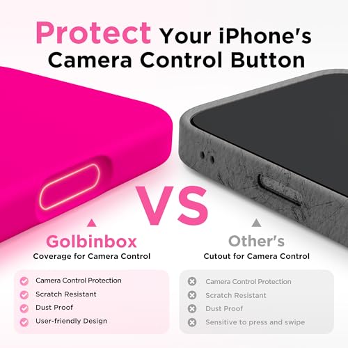 Image of GolbinBox Magnetic for iPhone 18 Pro Case /17 Pro Case, Neon Pink