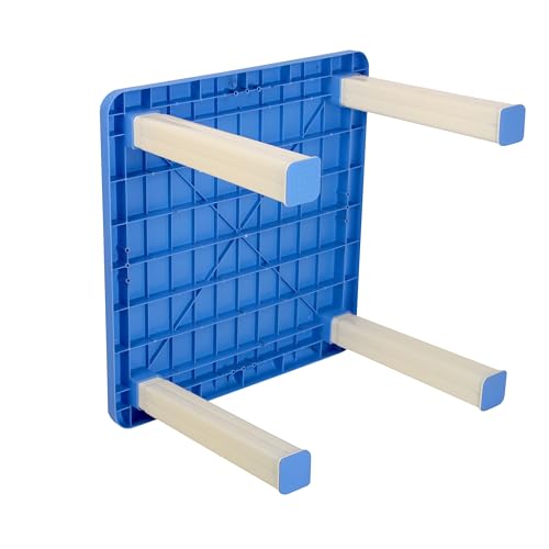Image of Plastic Strong and Durable Kids Table for Studying Dining Home Virgin Material Kids Table for 2 to 12 Years | Sustain Upto 50 KG (Blue Table)