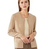 PHYLIN LEAF Cable Knit Cashmere Cardigan