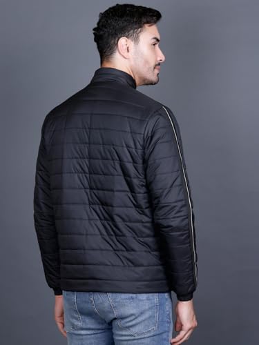 Image of RARE TIMES Men Puffer Jacket | Padded Jacket | Quilted Jacket | Trendy Winter Full Sleeve with Zipper Pocket Jacket (Pack of 1)