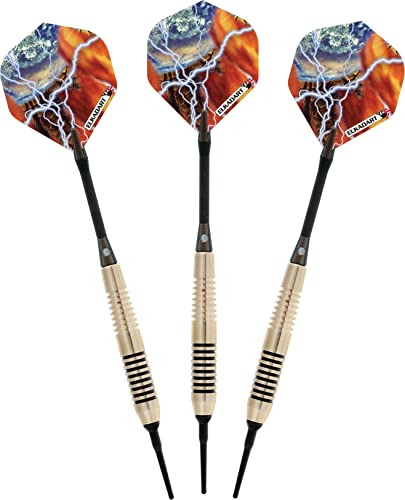 Elkadart Storm Soft Tip Darts, Black Rings, 15 Grams #TOP2