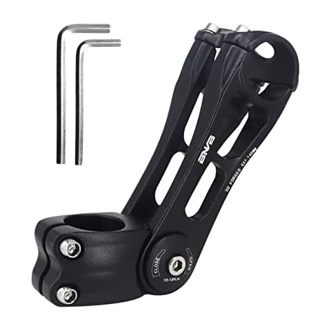PLATTBK Fahrrad Vorbau Verstellbar Lenker Riser Verlängerung 31.8mm ±85° Verstellbarer Lenkererhöhung MTB Gabelschaft Extender vorbauten 90/110/145mm Cover