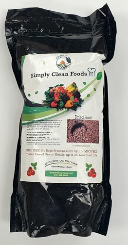 Simply Clean Foods Freeze Dried Garbanzo Beans - Non-GMO - Made in USA