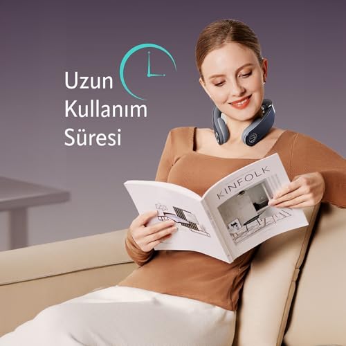 SKG G7 Pro Fold TENS-EMS Akıllı Boyun Masaj Aleti, Mobil APP Kontrollü, Titreşim ve Isı Kompres Fonksiyonlu, 4’lü Masaj Tekniği ile Evde Konforlu Masaj Deneyimi