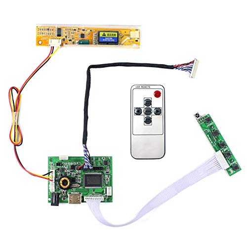 LCDBOARD Screen Driver Board fit 12.1 inch LP121X04-C2K2 Monitor 1024x768 Lvds Hdmi LCD Controller Board