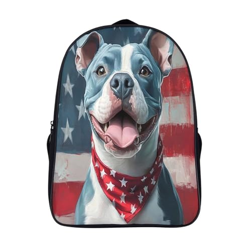 Sac à dos pitbull à 2 compartiments pour l'école et les voyages