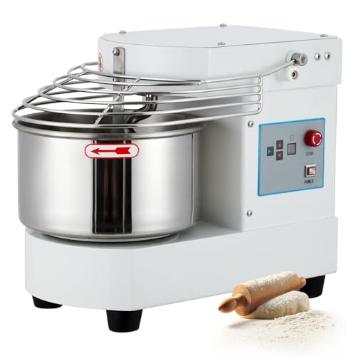 Comparison: Best Dough Mixer For Pizza 7 GarveeTech Commercial Food Mixer, 10.5 Qt Touch Screen Dough Mixer Machine with Timer, Security Shield, 650W Dual Rotating Dough Kneading Machine Food-grade Stainless Steel Bowl for Restaurant Bakery