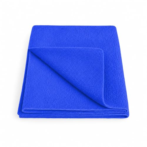 Image of StarAndDaisy Dry Sheet for Newborn Baby Essentials /Reusable Rubber Sheet for Baby Waterproof Sheet Pack of 2, (50 X 70 cm) Extra Absorbent Quick Water Proof Bed Sheets for Kids -Orange & Blue