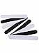 Bememo 20 Pieces Hat Reducer Felt Cap Size Reducer Tape for Hats Caps Sweatband, Black and White