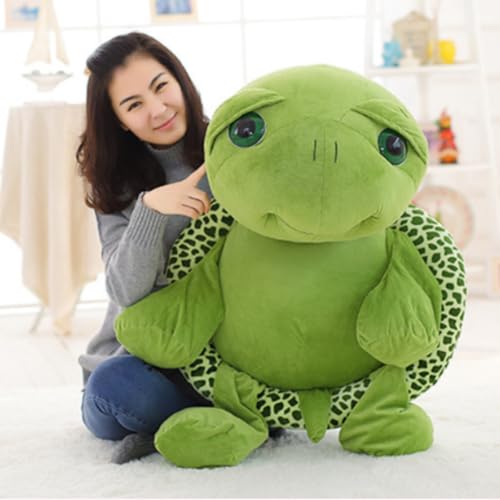 champracer Kuscheltier Schildkröten Plüsch Spielzeug, Schildkröte Stoffpuppen, Lange Riesenschildkröte süßes Spielzeug, Simulation Schildkröte Kissen, Geburtstagsgeschenk (30cm)