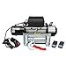 Electric Winch Recovery 12V 12500lbs Winch Fit for Trailer Truck SUV with Wireless Remote Control Kit