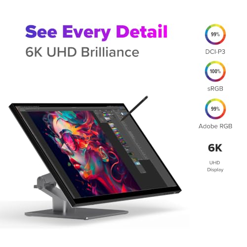 Image of ALOGIC 32 inch 6K Touchscreen Monitor - Clarity Touch Series, USB-C with Power Delivery, Ultra HD Display