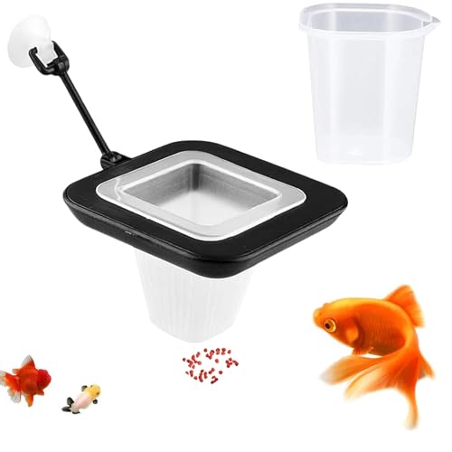 Aquarium Anneau d'alimentation, Poisson Anneau d'alimentation, Fish Anneau d'alimentation, Cercle de Nourriture Flottante, pour Poissons Rouges, Cichlidés,...