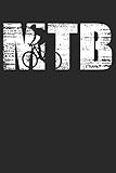  MTB: 6 x 9 Dotted Dot Grid Notebook - Distressed Look MTB Journal Gift For Mountain Bikers (108 Pages)