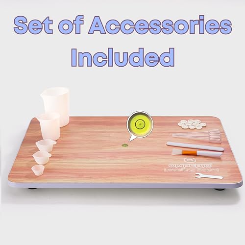 Snapklik.com : OMPERIO Resin Leveling Table For Epoxy Resin, 23.5 X 15. ...