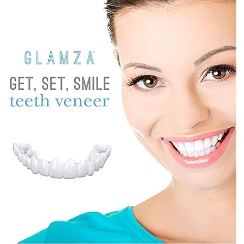 Wttfc 4 Pairs Teeth Veneers Instant Veneers Dentures Adjustable, Smile Fake Teeth Veneer for Missing Teeth, Temporary Cosmetic Teeth, Comfort Fit Snap-On Veneers for Men and Women Cover