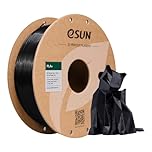eSUN PLA Plus Filament 1.75mm, PLA Pro PLA+ 3D Printer Filament, Dimensional Accuracy +/- 0.03mm, 2.2 LBS (1KG) Spool 3D Printing Consumables for Most FDM 3D Printers, Black