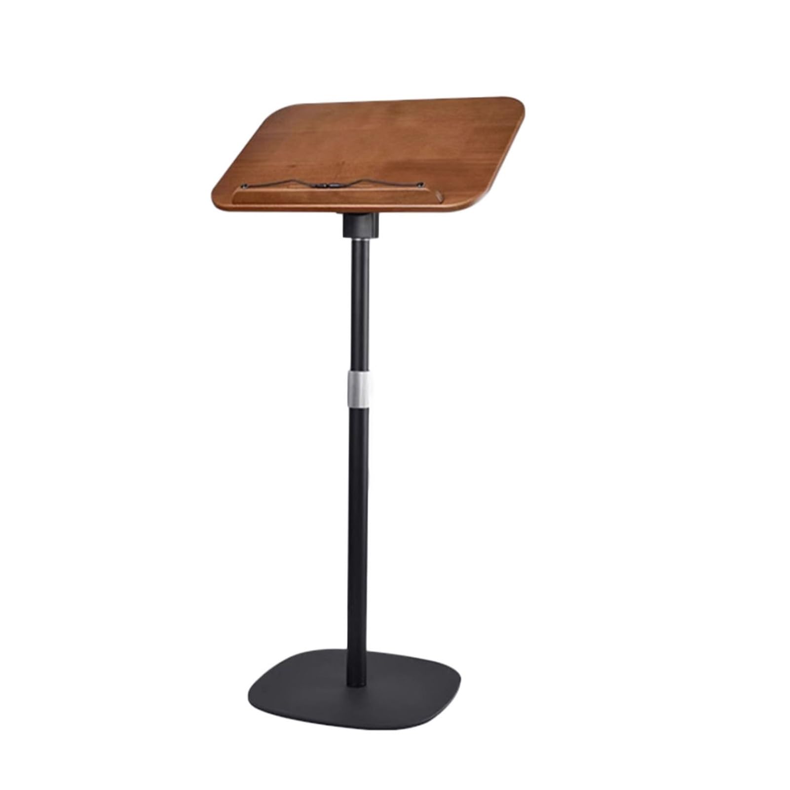 Podłogowy Stojak Na Książki, Drewniany Uchwyt Na Mównicę Z Regulacją Wysokości, Na Wesela W Klasie W Domu Muzycznym(Black,H 50-170cm)