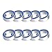 RC Ball Bearings Blue Rubber Sealed 8x12x3.5mm Compatible with Traxxas 1/16 E-Revo VXL Slash 4WD Summit Replace Part 7020, 10PCS