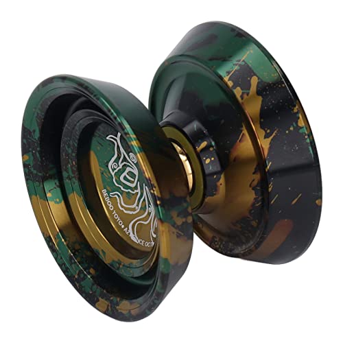 Yoyo, Unresponsive Yoyo Toy Round Shaped Alloy Professional Advanced for Training (Black